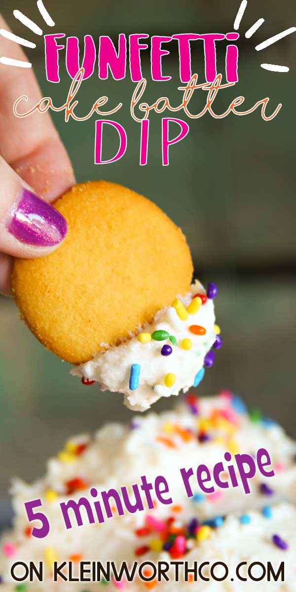 Funfetti Cake Batter Dip