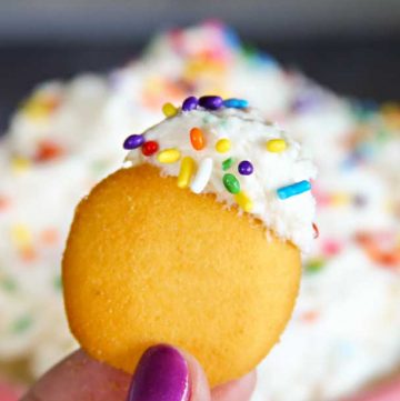 how to make Funfetti Cake Batter Dip