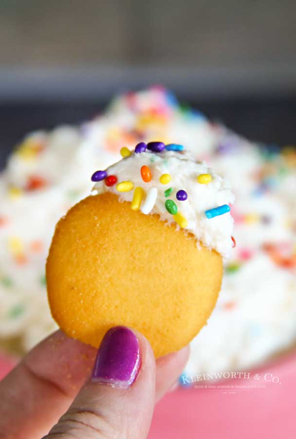 how to make Funfetti Cake Batter Dip