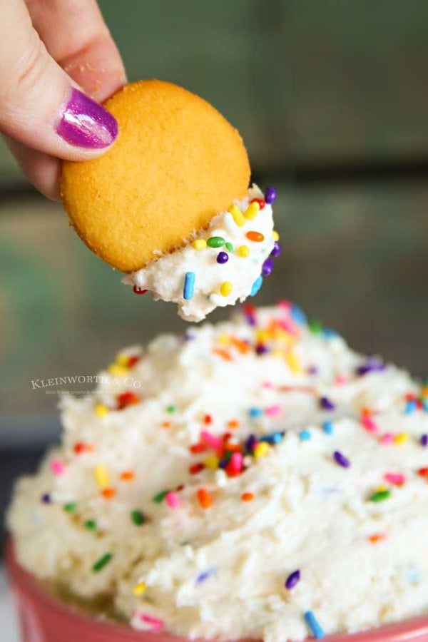 dessert dip - Funfetti Cake Batter