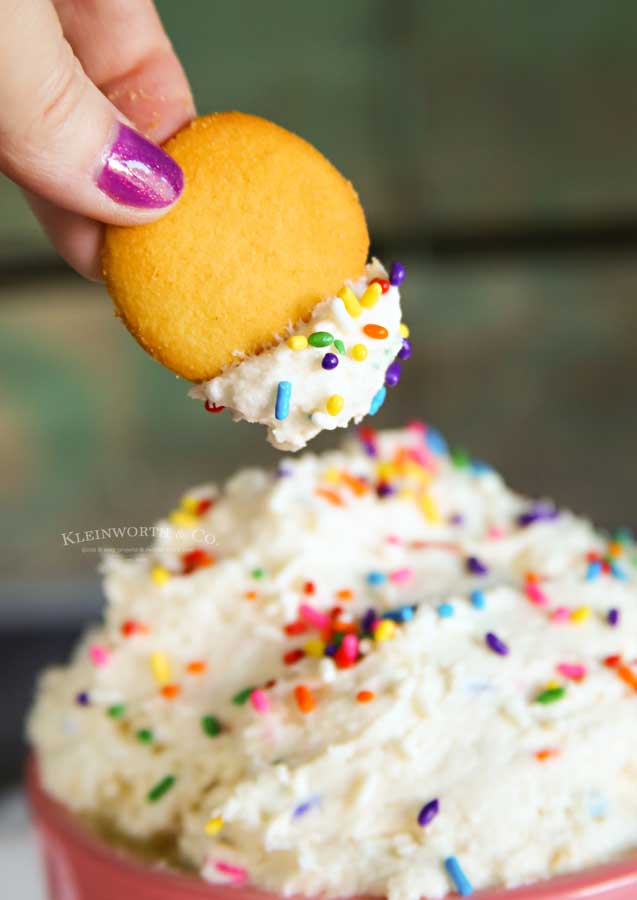 dessert dip - Funfetti Cake Batter