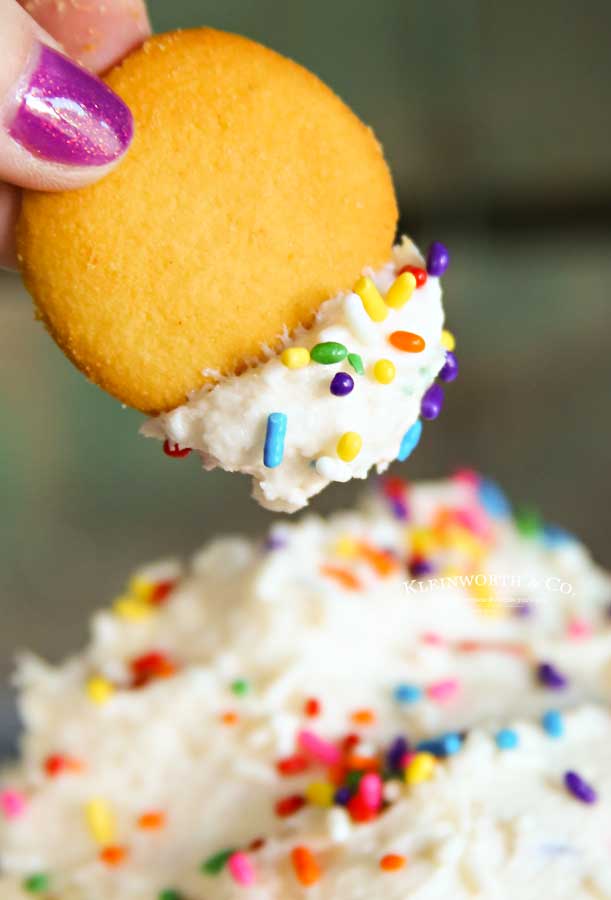 treat recipe - Funfetti Cake Batter Dip