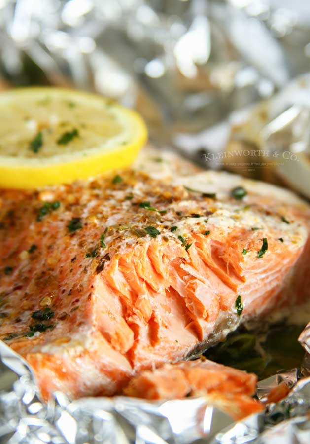 Oven Baked Garlic Butter Salmon