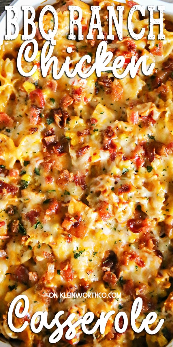 BBQ Ranch Chicken Casserole - Taste of the Frontier