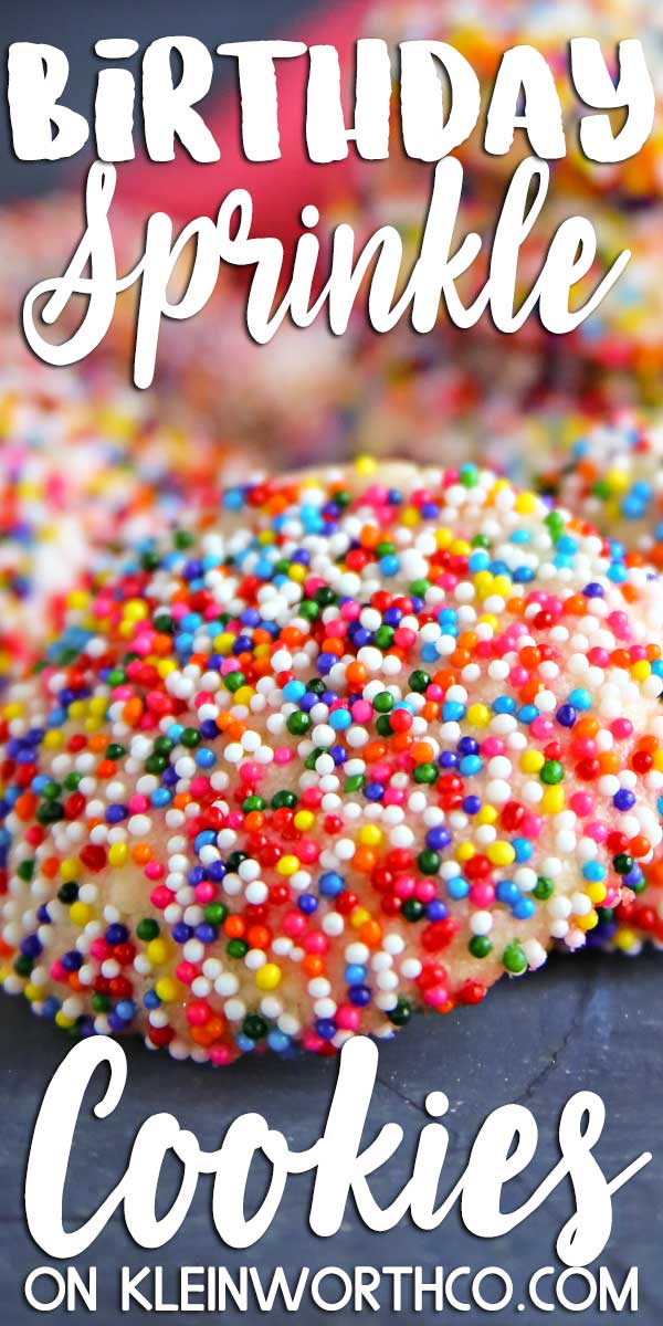 Birthday Sprinkle Cookies