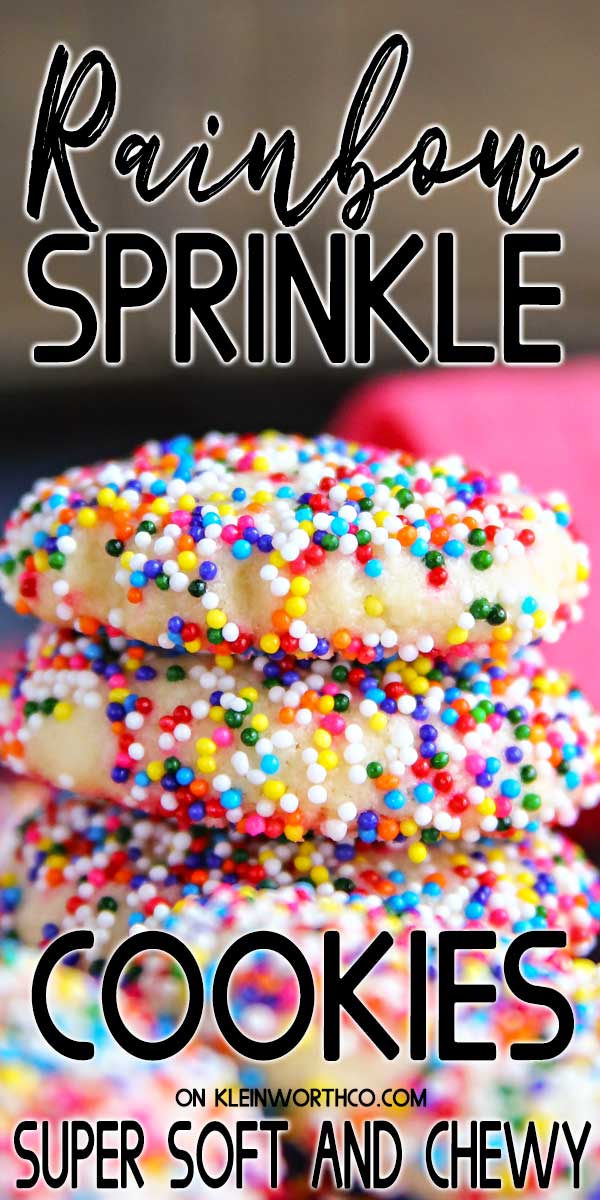 Rainbow Sprinkle Cookies