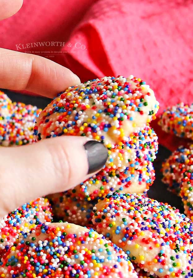 Soft sugar Sprinkle Cookies