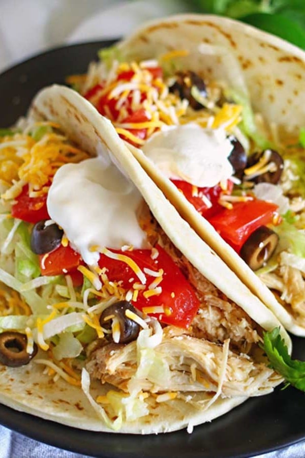 Crockpot Chicken Tacos