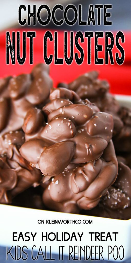 Chocolate Nut Clusters - Reindeer Poo