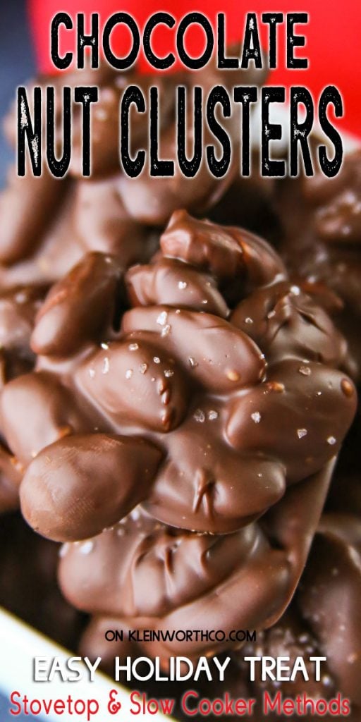 Chocolatey Peanut Clusters, Chocolatey Nuts