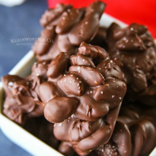 Chocolate Nut Clusters (or Reindeer Poo) - Kleinworth & Co