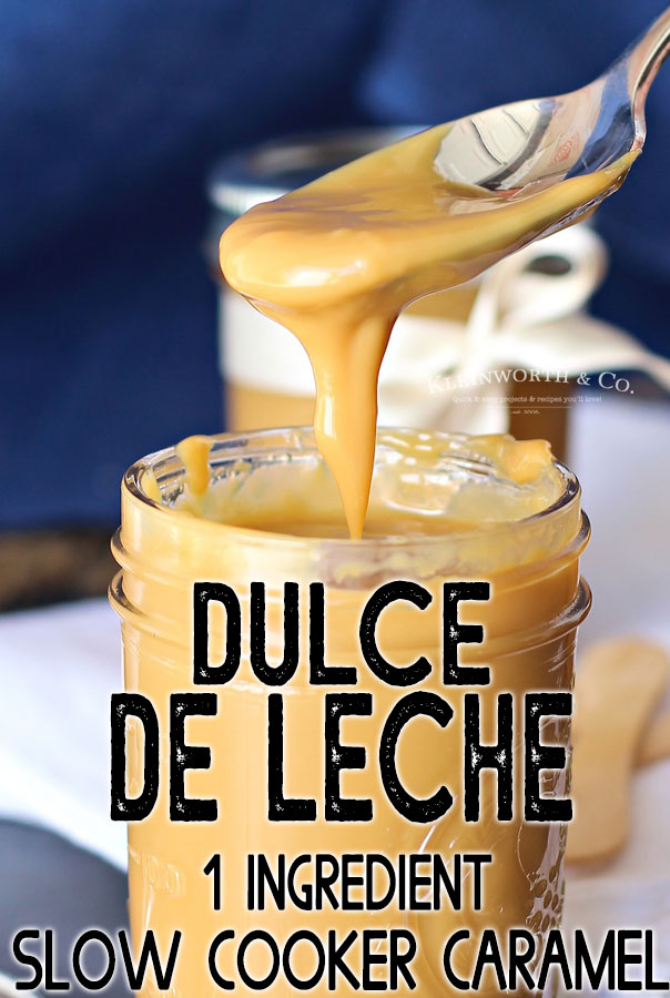 Crock Pot Dulce de Leche