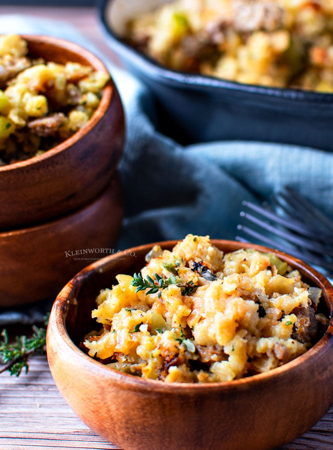 Thanksgiving stuffing with sausage