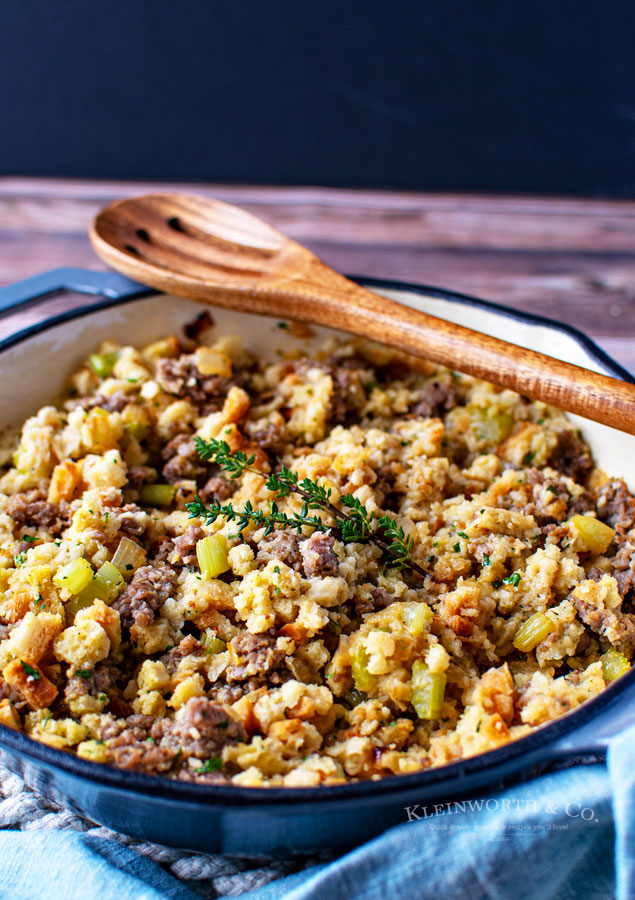 Holiday side dish - Sausage Stuffing