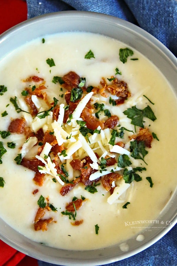 30 Minute Dinner Potato Soup