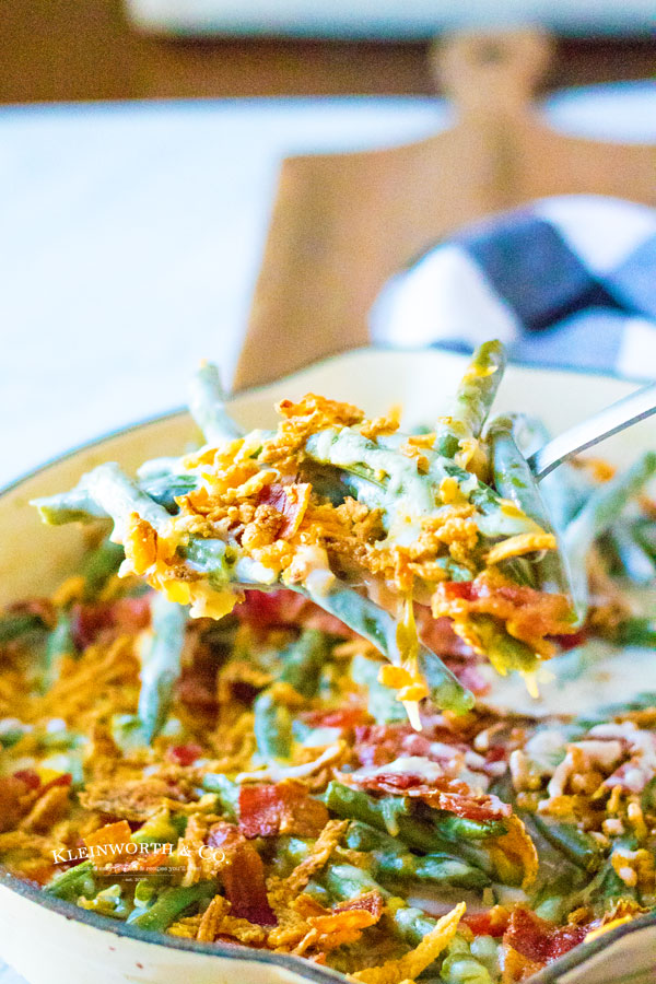 how to make Loaded Green Bean Casserole