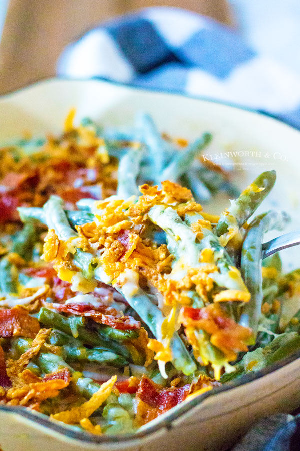 Loaded Green Bean Casserole - Taste of the Frontier