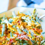 Green Bean Casserole with bacon