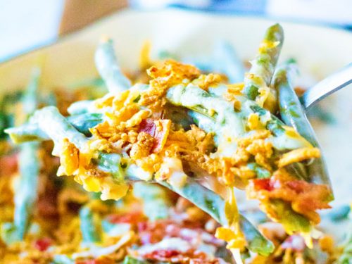 green bean casserole with ranch dressing mix Cracked Out Green Bean Casserole