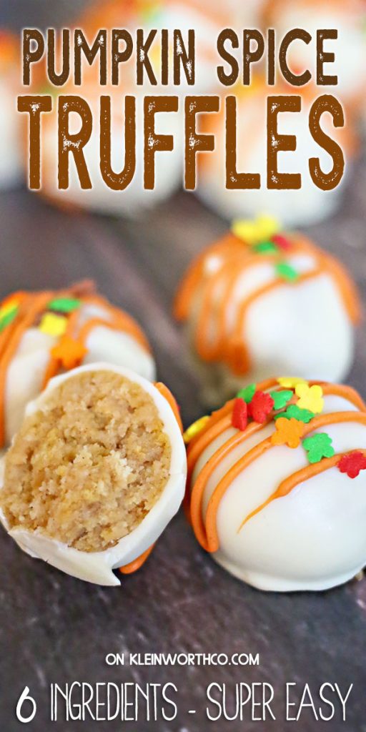 Pumpkin Spice Truffles