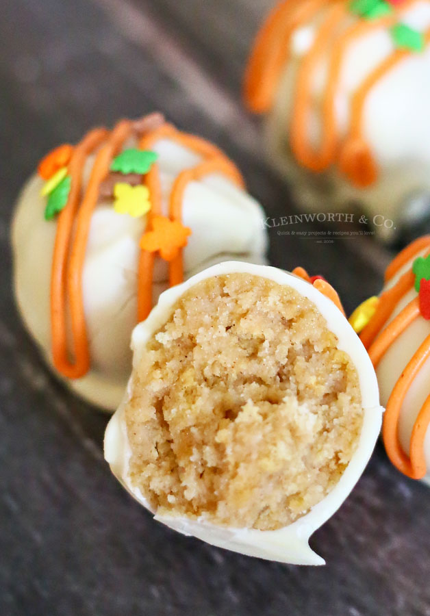 pumpkin spice oreo truffles