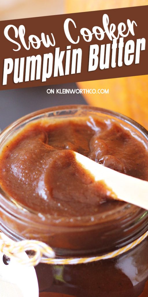 Slow Cooker Pumpkin Butter