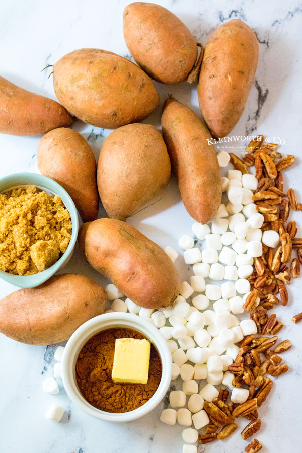 Sweet Potato ingredients