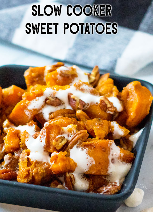 Slow Cooker Sweet Potatoes