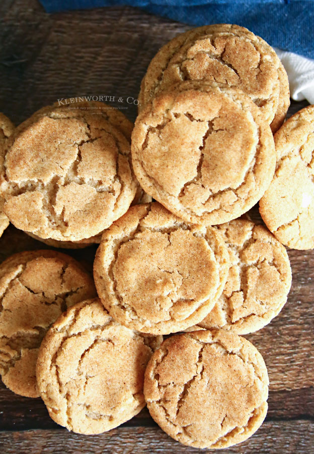 Cinnamon Snickerdoodle Cookies