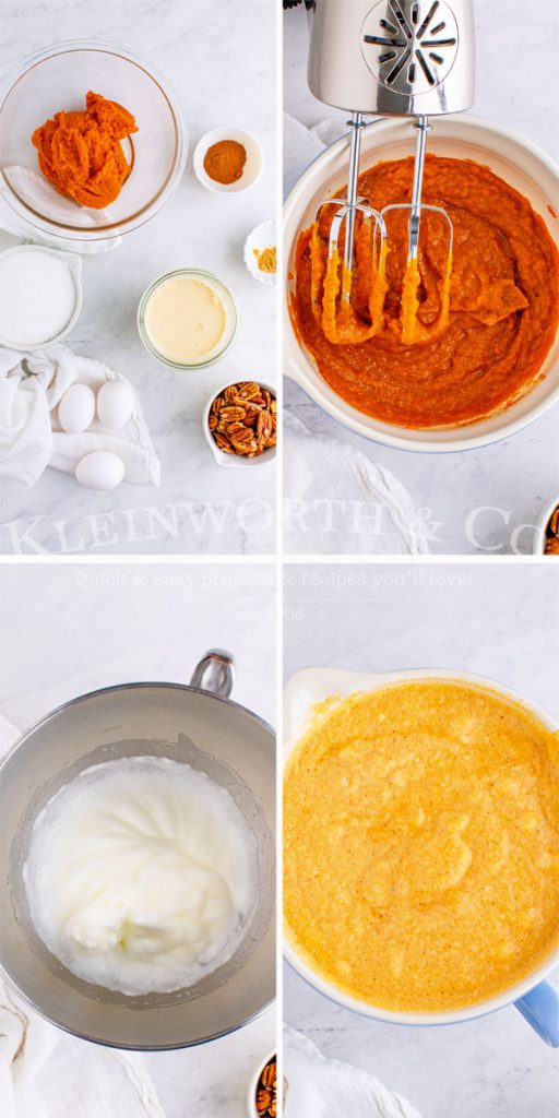 how to make the filling for pumpkin pie