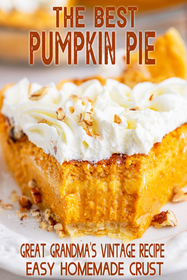 Best Pumpkin Pie