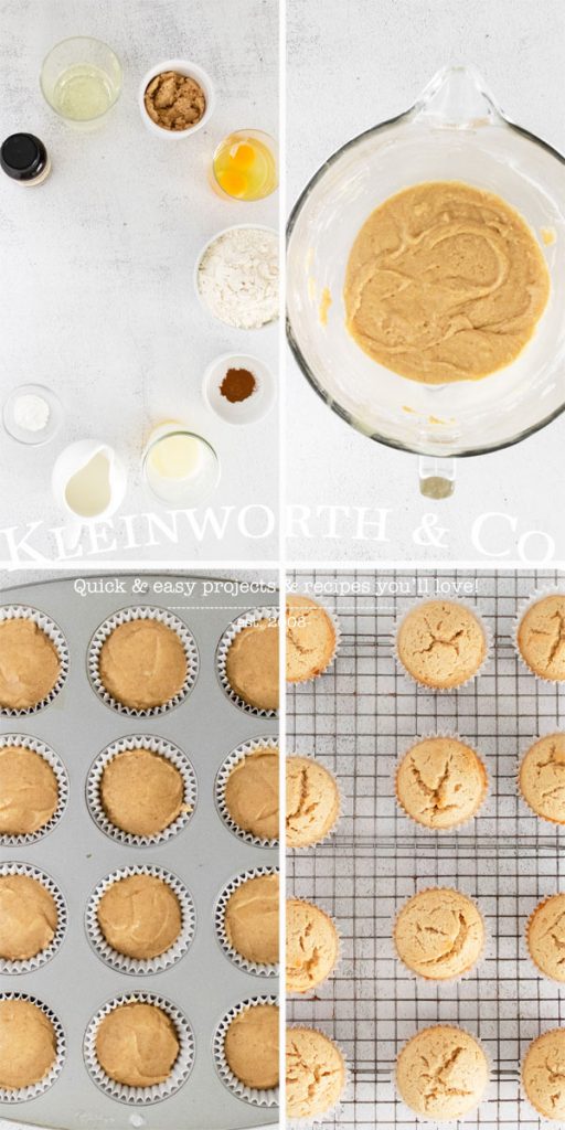steps to make Cinnamon Vanilla Bean Cupcakes