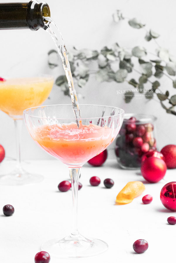 Cranberry Orange Champagne