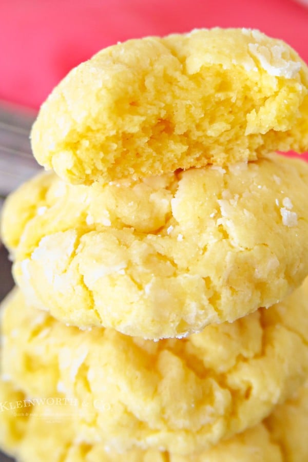 cake batter cookies