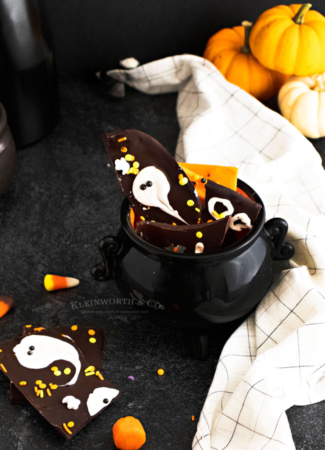 Chocolate Bark Recipe Ghost