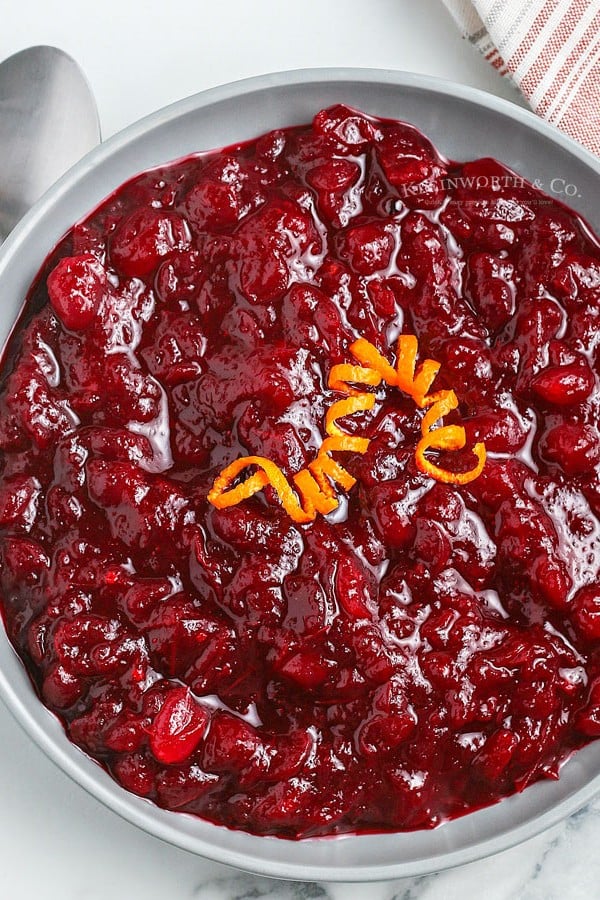 Homemade Cranberry Sauce Recipe