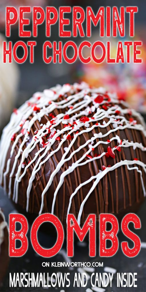 Peppermint Hot Chocolate Bombs - MULTIPLE FLAVORS