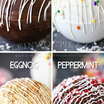 4 flavors Hot Chocolate Bombs