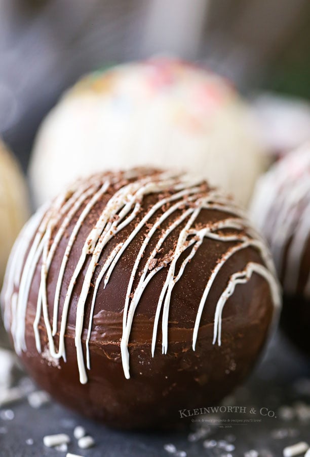 Chocolate Marshmallow Hot Chocolate Bombs