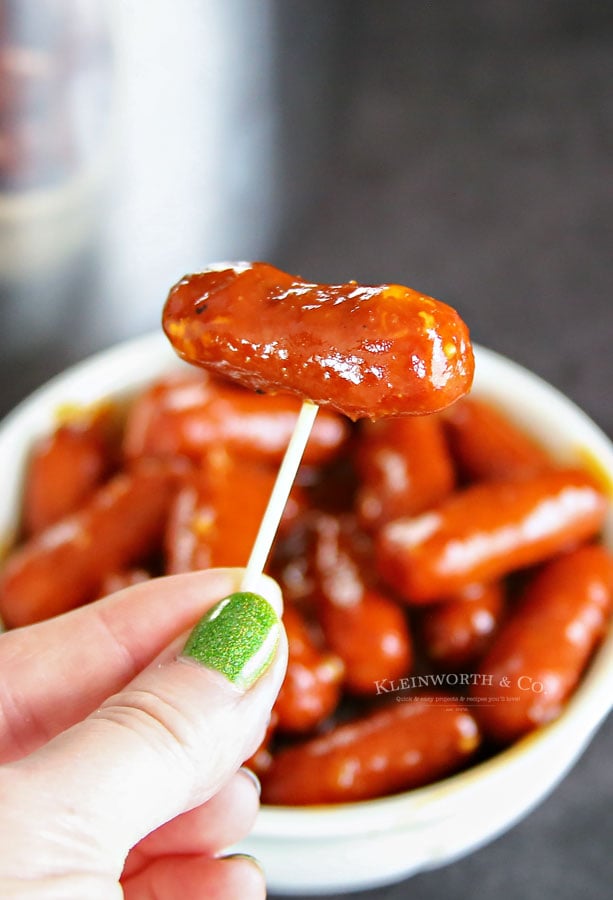 Pressure Cooker BBQ Weiners