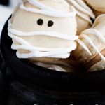 Mummy French Macarons with Maple Cinnamon Filling