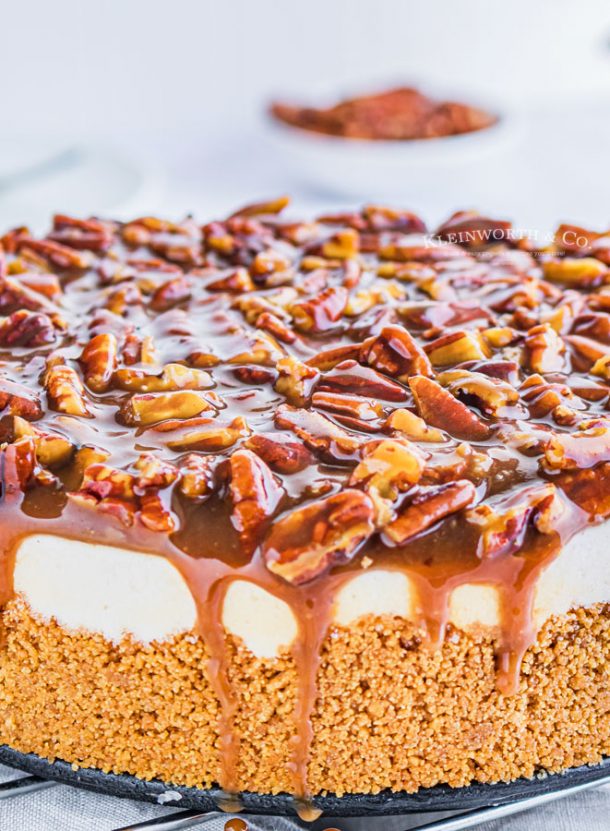 No bake pecan pie cheesecake taste of the frontier