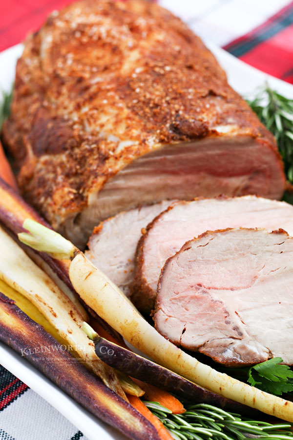 Holiday dinner Pork Loin Roast