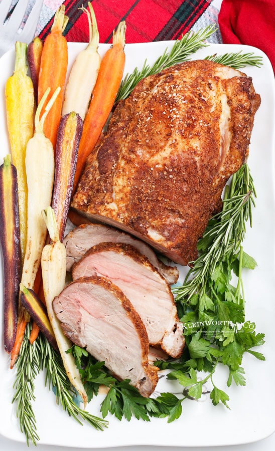 weeknight dinner - pork roast