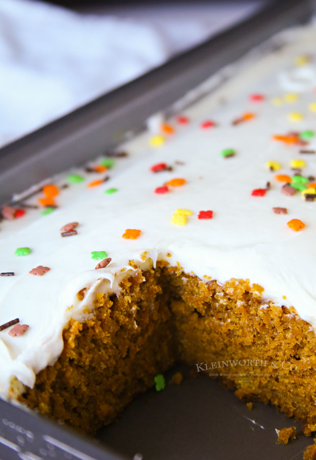 Easy Pumpkin Cake Recipe Thanksgiving