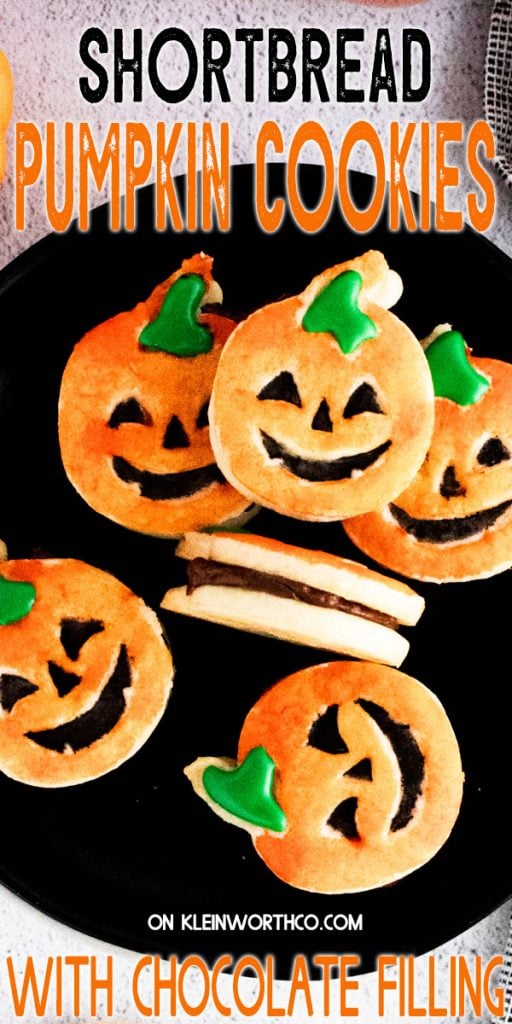 Pumpkin Shortbread Cookies