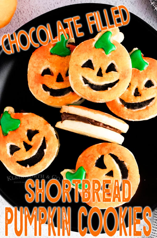 Pumpkin Shortbread Cookies