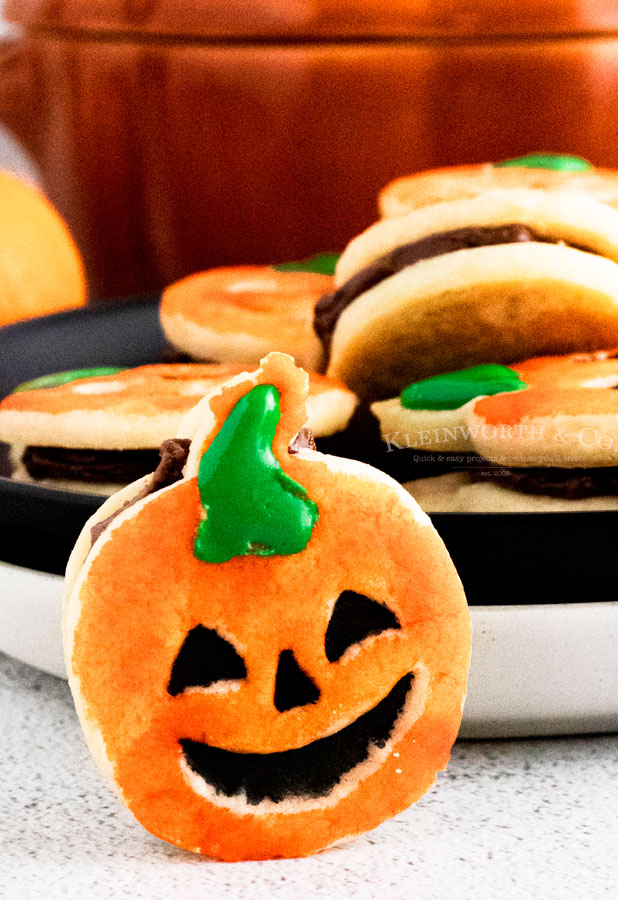 Halloween Cookies Pumpkin Shortbread