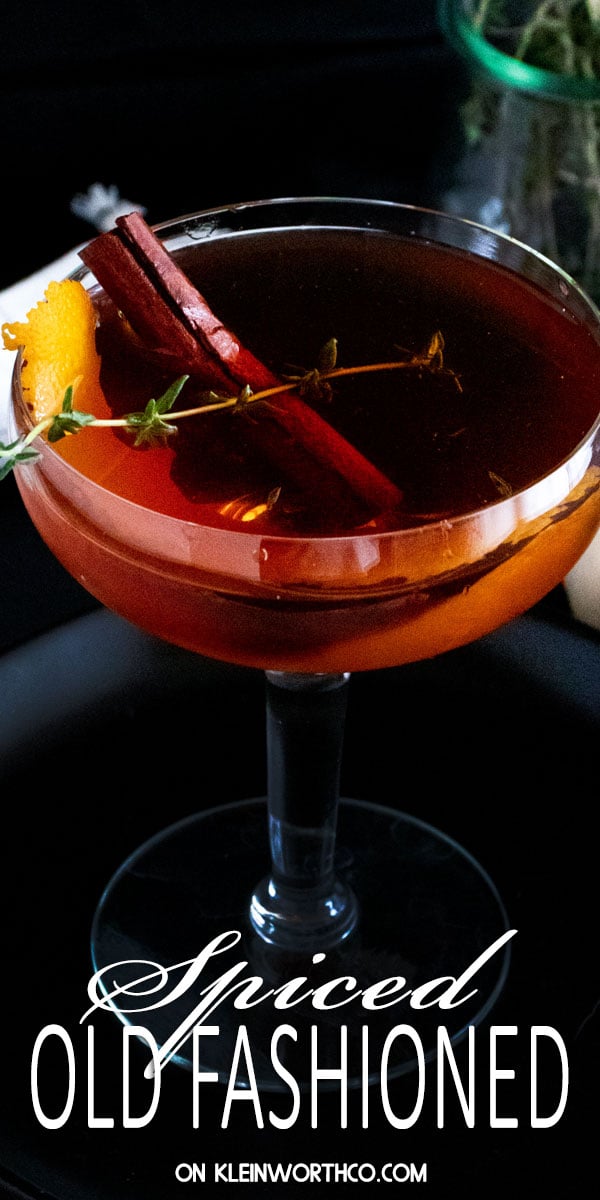 Spiced Old Fashioned Taste of the Frontier