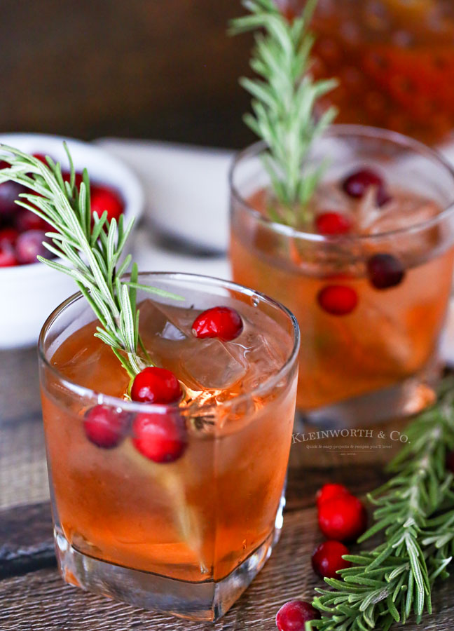 mocktail Cranberry Spritzer